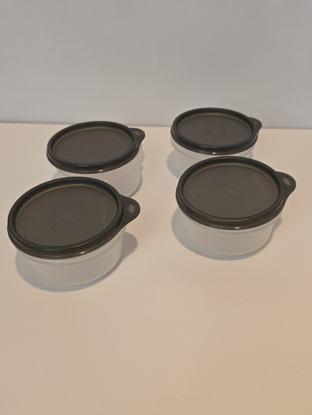 NEW Tupperware Serving Set of 4 (Snack Size- Approximately 7-8 Oz.) Bowls